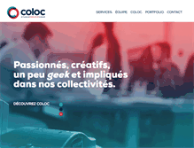 Tablet Screenshot of coloc.coop